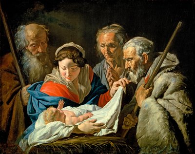 Anbetung des Jesuskindes von Matthias Stomer